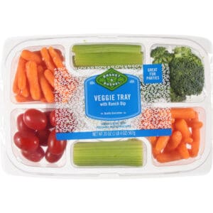 Basket & Bushel Veggie Tray with Ranch Dip 20 oz