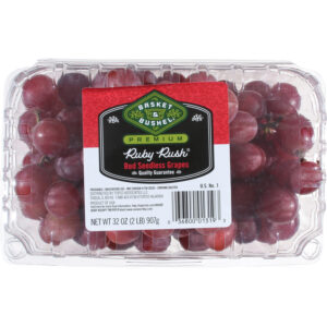 Basket & Bushel Red Seedless Premium Grapes 32 oz