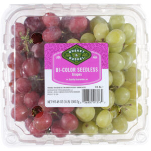 Basket & Bushel Bi-Color Seedless Grapes 48 oz