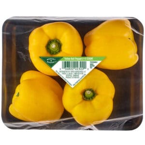Basket & Bushel Yellow Bell Peppers 4 Each